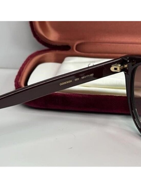 GUCCI GG0636sk 003 WOMENS CAT EYE BROWN BROWN BROWN FASHION DESIGNER EYEWEAR main image 10